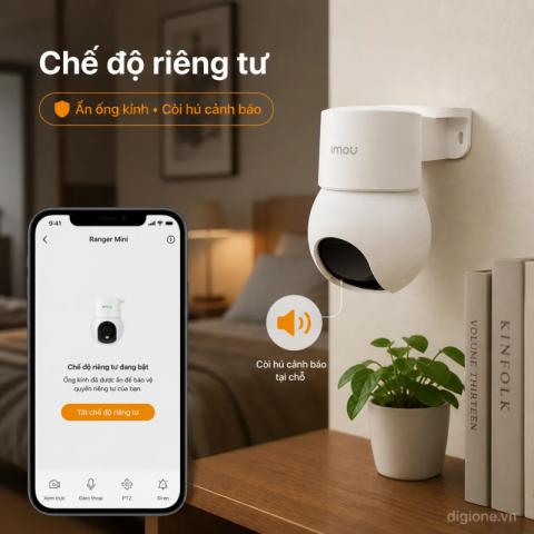 Camera IMOU Ranger Mini 3MP IPC-K2MP-3H0WE 2K - Đàm thoại 2 chiều